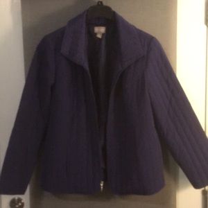 Chico’s purple/navy blue blazer/jacket